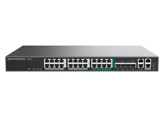Grandstream GCC6021 UC+Networking Convergence Device (VPN Router, NGFW, Switch & IP PBX) with 4x 10G SFP+ port, 8x 2.5G and 16x Gigabit Ethernet ports