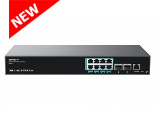 Grandstream GWN7821P 8-Port Multi-Gigabit Layer 3 Managed PoE Switch with 2 SFP+ Ports