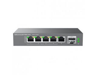 Grandstream GWN7700MP 5-Port Unmanaged 2.5G Multi-Gigabit Network PoE Switch,1 SFP+ Fiber Port