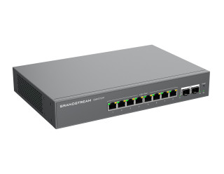Grandstream GWN7721P 10-Port L2-Lite Managed 2.5Gigabit PoE Switch with 8x 2.5G Ethernet Ports and 2x 10G SFP+ Grandstream GWN7721P 10-Port L2-Lite Managed 2.5Gigabit PoE Switch with 8x 2.5G Ethernet Ports and 2x 10G SFP+